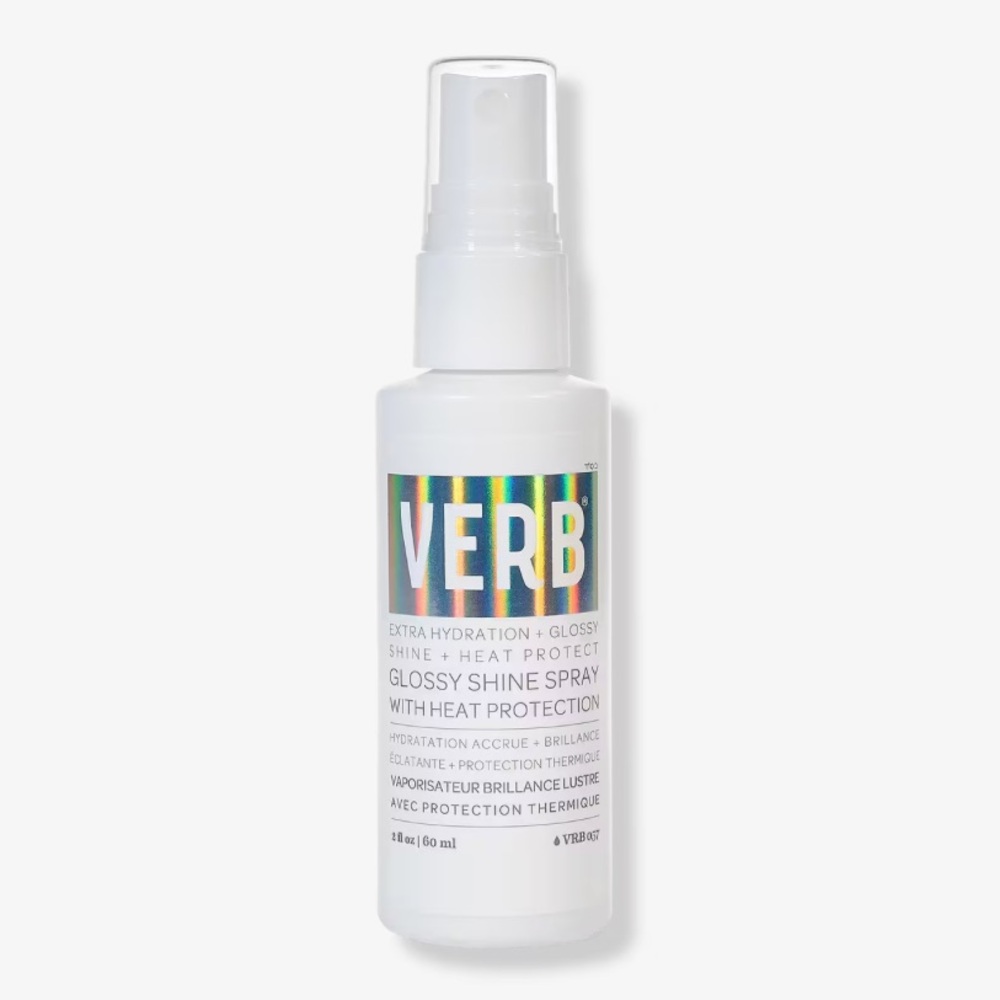 VERB Travel Size Glossy Shine Spray with Heat Protection 1oz NIB